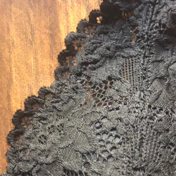 New Lace Bralette black  s. S Halter Lined Cup NWT - Picture 4 of 7